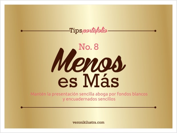 Tip No. 8 para un portafolio de ilustración exitoso ¿Qué esperas para ver los otros 7?