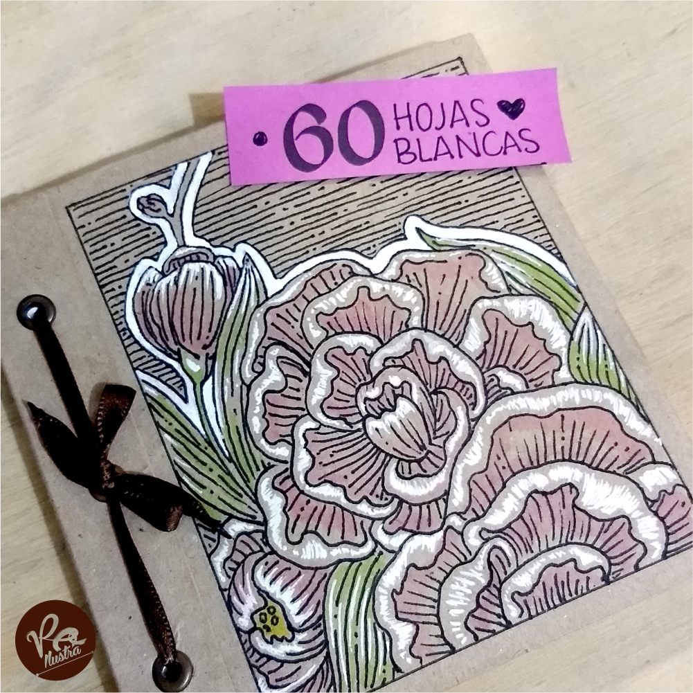 Precioso cuaderno artesanal de bolsillo pensado para los dibujantes, journalistas y amantes de los productos únicos. Su tamaño de 13x13 cm te permite transportarlo fácilmente, mientras llenas poco a poco sus 60 hojas blancas con tus vivencias, practicas de dibujo, listas de pendientes o simplemente cualquier cosa hermosa que merezca ser recordada a futuro. La portada totalmente ilustrada a mano lo convierten en una pieza única e irrepetible, digna del mejor coleccionista de arte y como tal, es entregada con certificado de originalidad, firma y número de pieza. Por último, su sistema de ojillos reforzados te permite reemplazar las hojas una vez que se terminen sin ningún problema ¡Este cuaderno está hecho para usarse por siempre! Contáctame para más información sobre facturación y costos de envío. By Veronik Ilustra