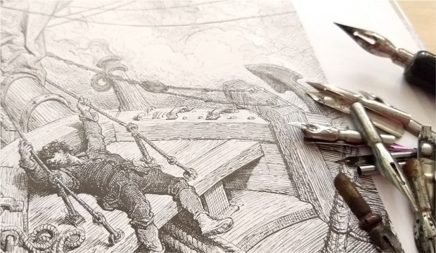 Ilustracion Gustavo Dore by Veronik Ilustra